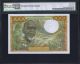 West African States / Ivory Coast 1000 Francs 1956/65 - Pmg 64 Epq - Unc Paper Money: World photo 1