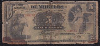 5 Pesos From Mexico 1903 photo