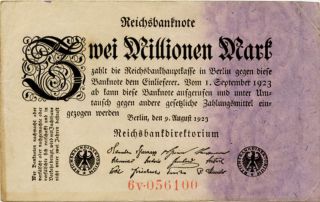Germany 2.  000.  000 Mark 1923 6v - 056100 photo