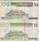 2 Different Issue 10 Dinars From Libya Vf Middle East photo 1