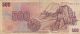 500 Korun From Czechoslovakia With Slovakian Stamp Very Rare Note High Value Europe photo 1