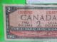 1 - 1954 Ottowa $2 - Canadian Bank Note Canada photo 2