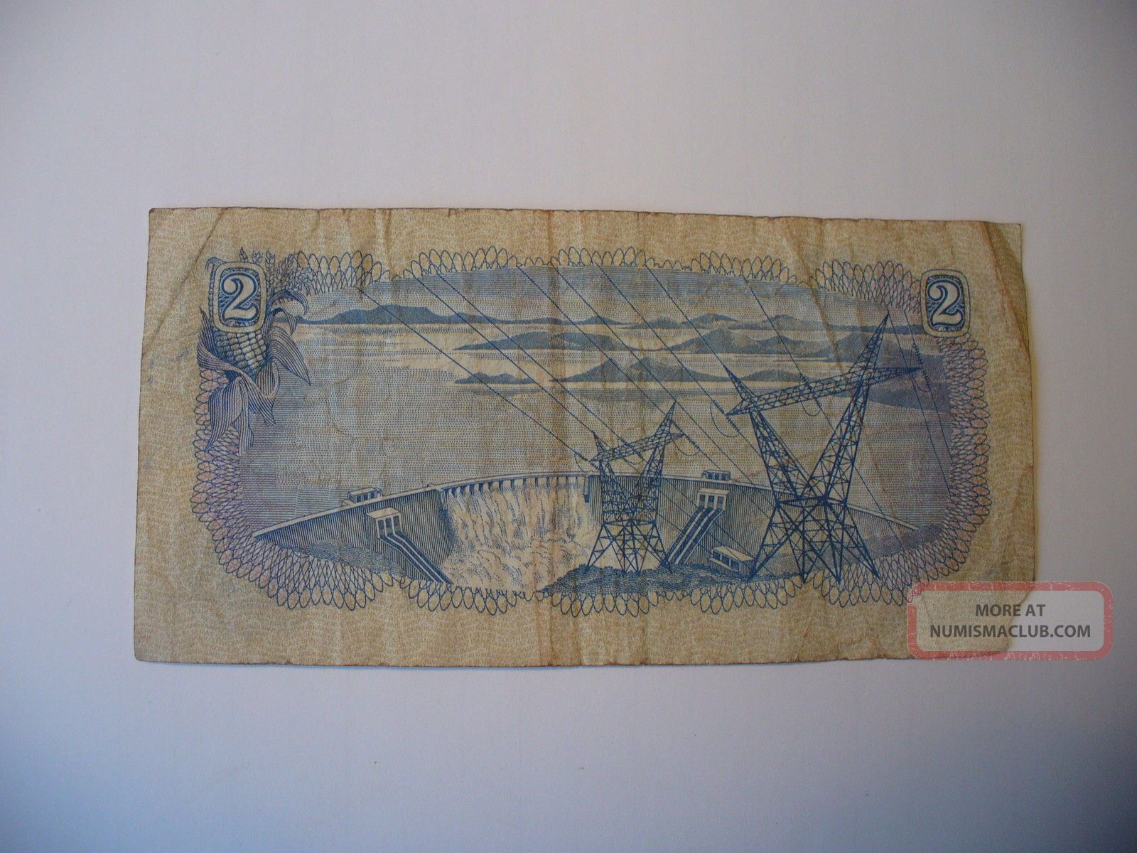 South Africa 2 Rand Bill Circulated Paper Money