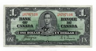 1937 Canada Banknote $1 Coyne & Towers photo