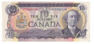 1971 Bank Of Canada 10$ La / Bo Vf3380174 Unc photo