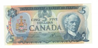 1979 Bank Of Canada 5$ La / Bo 330355021155 Unc photo