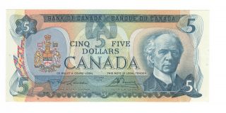 1979 Bank Of Canada 5$ La / Bo 30364123676 Unc photo