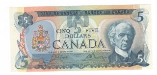 1979 Bank Of Canada 5$ Cr / Bo 30570355525 Choice Unc photo