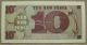 British Armed Forces 10p Ten Pence 6th Series (1972) Bill Note Clearance Europe photo 1