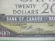 1 - 1954 Ottowa $20 Canadian Bank Note Canada photo 6