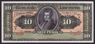 Mexico - 10 Pesos,  1914 - Unc photo