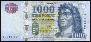 Hungary - 1000 Forint,  2009 - Unc photo
