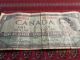 Two 1954 Canadian Dollar Bills - Great Stocking Stuffers Canada photo 4