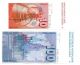 Switzerland - 10 Francs 1987 Pick 53h (59),  100 Francs 1991 Pick 57k (61) Europe photo 1