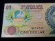 1992 One Dollar Bahamas Quincentennial Columbus 500 Year Commemorative Bank Note North & Central America photo 1