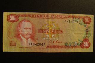 Jamaica 50 Cents 1960 Crisp photo