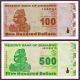 [last One] Zimbabwe “rhodesia” 4th Dollar (zwl),  $1 - $500,  P7 {pakimpak}: P92 - 98 Africa photo 5