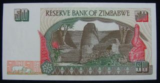 Zimbabwe 50 Dollars 1994 Unc. photo