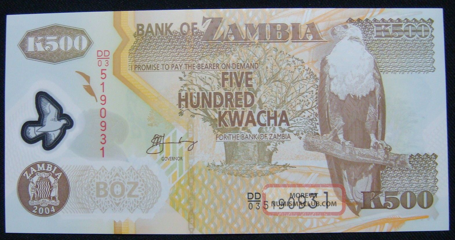Zambia 500 Kwacha Unc 1-kwacha-birth-of-the-second-republic-zambia-numista