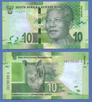South Africa 10 Rand 2012 (2014) Uncirculated Banknote photo