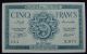 Algeria 5 Francs 1942,  Unc. ,  Pick 91 Africa photo 1