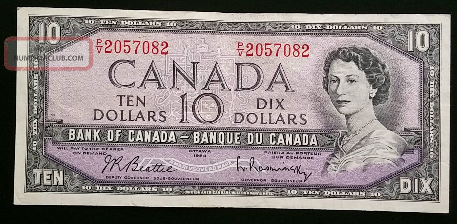 canadian bank note value