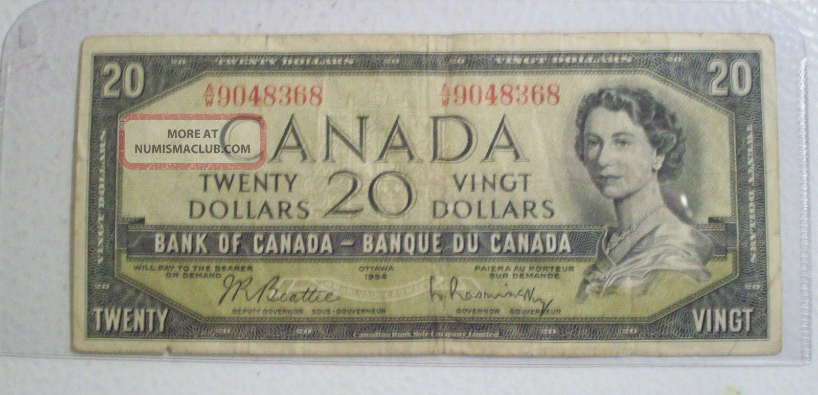 1954 Canada 20 Dollars Bank Note 1954 Canada 20 Dollars Bank Note