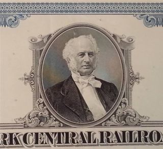 York Central Rail Road Stock 100 Shares 1963 American Bank Note Co. photo