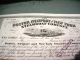 1866 Boston Newport & York Steamboat Company Stock Certificate Stocks & Bonds, Scripophily photo 2