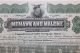 1902 Mohawk & Malone Railway $1000 Bond Certificate R171 Revenue York Type 1 Transportation photo 1