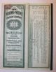1902 Mohawk & Malone Railway $1000 Bond Certificate R171 Revenue York Type 1 Transportation photo 2