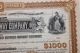 1885 Pine Creek Railway $1000 Bond Signed By W.  K.  Vanderbilt & Chauncey Depew Transportation photo 3