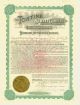 1900 Diamond Investment Contract Certificate Stocks & Bonds, Scripophily photo 3