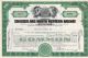 1952 Green Chicago & North Western Railway Company Stock Certificate Railroad Transportation photo 1