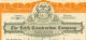 1926 Stock Certificate - The Leith Construction Company - Brighton,  Michigan Stocks & Bonds, Scripophily photo 1