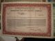 1936 Associated Gas And Electric Company 5 Different Certificates York Scrip Stocks & Bonds, Scripophily photo 2