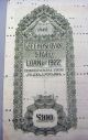 100 Pounds Czechoslovak State Loan 1922 Stocks & Bonds, Scripophily photo 5