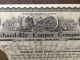 1907 Rickard - Ely Copper Company,  100 Shares,  Phoenix Arizona & Goldfield Nevada Stocks & Bonds, Scripophily photo 2