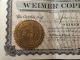 1908 Weimer Copper Company,  Idaho Mine - $10,  000 Face - Salt Lake City Utah Stocks & Bonds, Scripophily photo 2