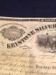 Antique Keystone Silver Mining Company Stock Certificate At Austin Nevada 1867 Stocks & Bonds, Scripophily photo 11