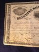 Antique Keystone Silver Mining Company Stock Certificate At Austin Nevada 1867 Stocks & Bonds, Scripophily photo 1