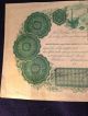 Antique Keystone Silver Mining Company Stock Certificate At Austin Nevada 1867 Stocks & Bonds, Scripophily photo 5