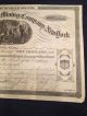 Antique Harmon Gold And Silver Mining Stock Certificate York 1866 Stocks & Bonds, Scripophily photo 2