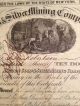 Antique Harmon Gold And Silver Mining Stock Certificate York 1866 Stocks & Bonds, Scripophily photo 7