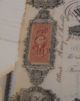 Philadelphia & Boston Petroleum Co Stock Certificate 1841 With Cert Stamp Stocks & Bonds, Scripophily photo 1