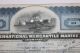 1917 International Mercantile Marine Co.  Stock Certificate Titanic Type 4 Blue Transportation photo 1
