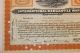 1937 International Mercantile Marine Co.  Stock Certificate Titanic Type 3 Orange Transportation photo 3