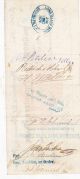 1874 Check Providence,  Rhode Island.  Grocers & Producers Bank Stocks & Bonds, Scripophily photo 1