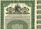 The Fisk Tire Fabric Company Gold Bond Certificate With Coupons - Issued In 1925 Stocks & Bonds, Scripophily photo 1