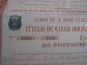 Society Of Wine Vasconcellos - Five Duties Certificate Share - 1922 World photo 2